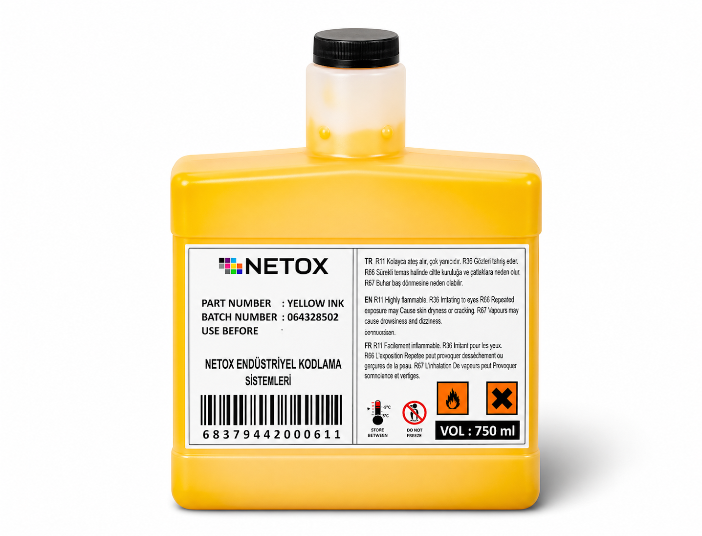 Citronix Sarı Mürekkep - Muadil